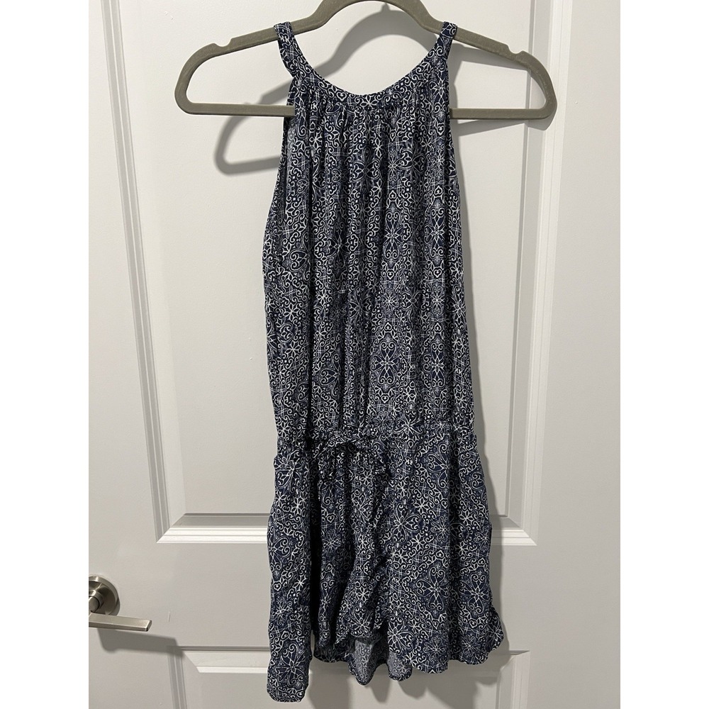Gap Romper Blue‎ & White Sleeveless Size Medium